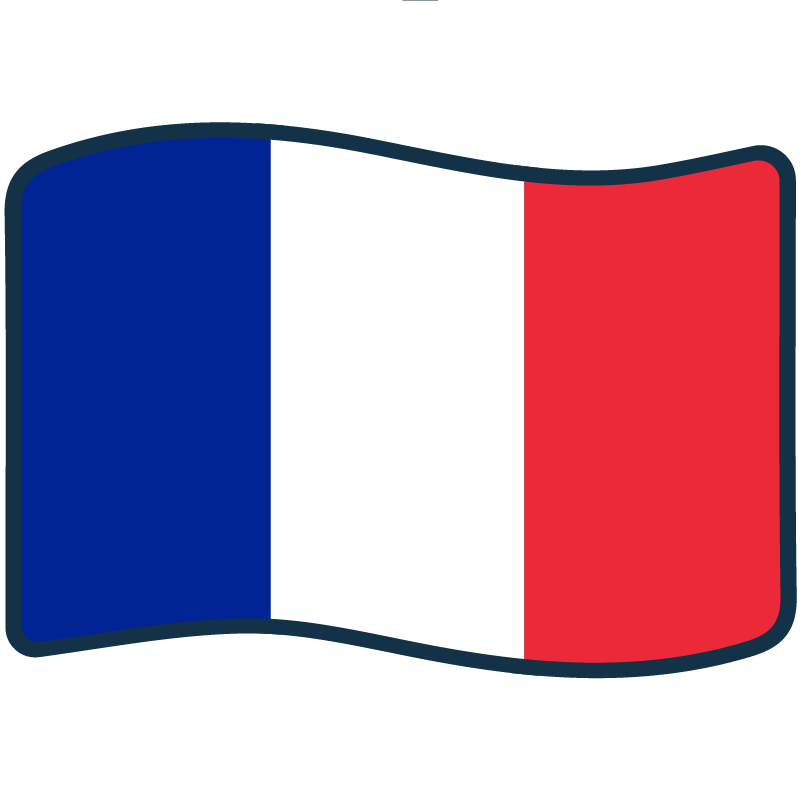 Pictogramme représentant le drapeau français