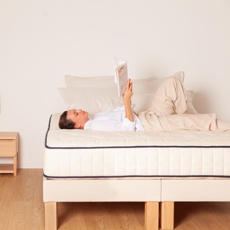 Matelas latex 100% naturel haut de gamme - Literie fabriquée en France