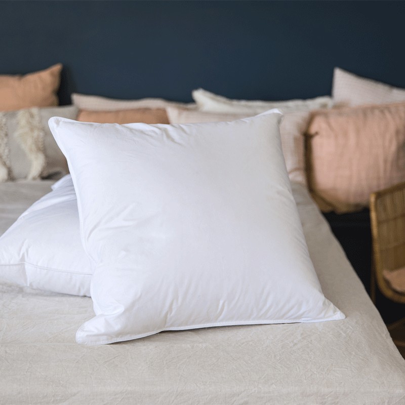 Un oreiller très moelleux - le confort inégalable du duvet de canard