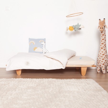 Drap dousse lit bébé 60x120 cm - 100% coton Bio - 'P'tit Basile