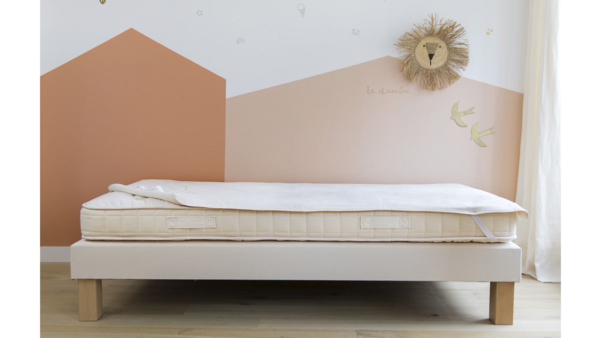 Alese Coton Bio Matelas Bebe Et Enfant Tailles 60 X 1 Cm