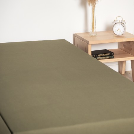 Sommier tapissier vert bouteille