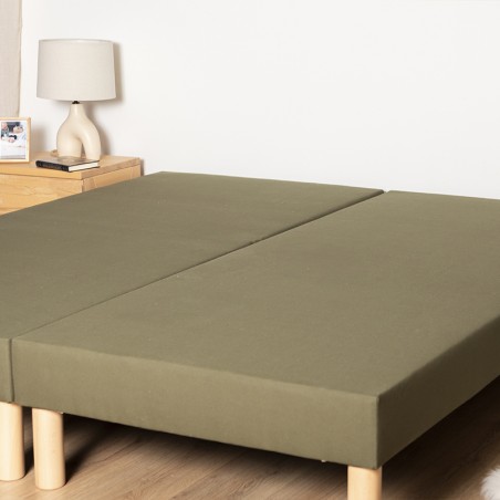 Sommier tapissier vert bouteille