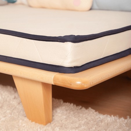 Matelas bébé 60x120 cm - naturel - laine