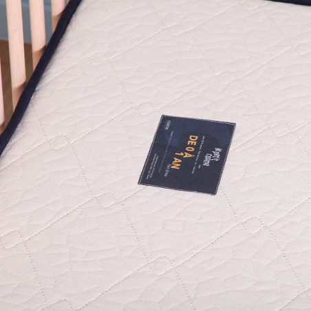 Matelas bébé 60x120 cm - naturel - laine