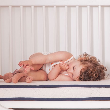 Matelas bébé 60x120 cm - naturel - laine