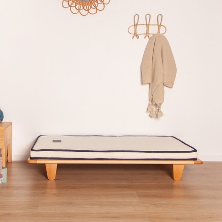 Matelas bébé 60x120 cm - naturel - laine