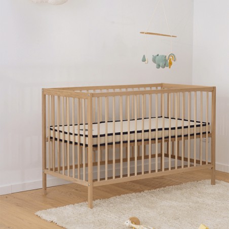 Matelas bébé 70x140 cm - naturel - laine