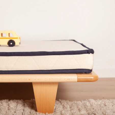 Matelas bébé 70x140 cm - naturel - laine