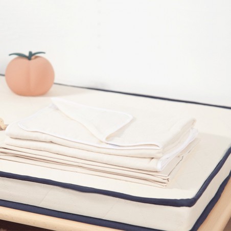 Ensemble lit bébé - 60 x 120 cm - Laine