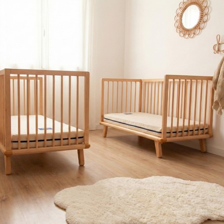 Pack jumeau matelas bébé dehoussable - 70 x 140 cm