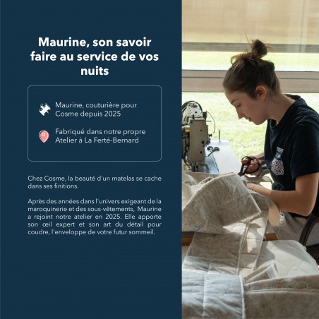 Matelas latex et ressort moelleux