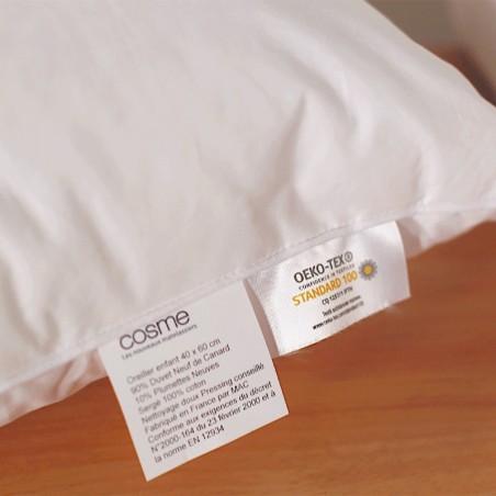 Oreiller 40x60 - pour dormir sur le ventre
