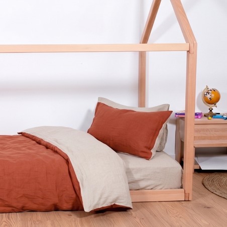 Taie d'oreiller enfant - lin