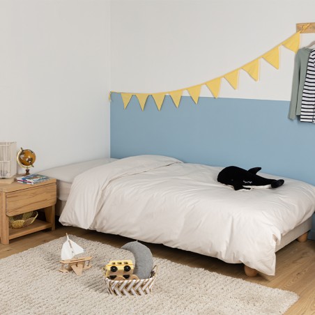 Housse de couette enfant - percale de coton bio