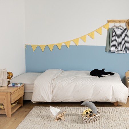 Housse de couette enfant - percale de coton bio