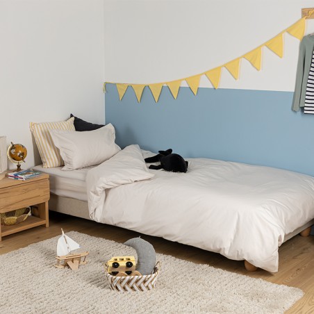 Parure de lit enfant - en percale de coton bio
