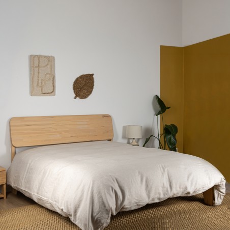 Housse de couette en lin unie