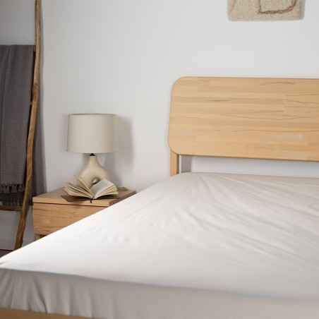 Drap housse - percale de coton bio