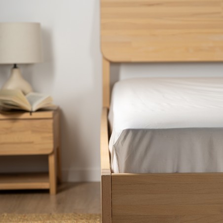 Drap housse - percale de coton bio