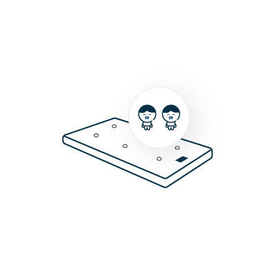 Pictogramme représentant la catégorie Matelas bébé pour les jumeaux