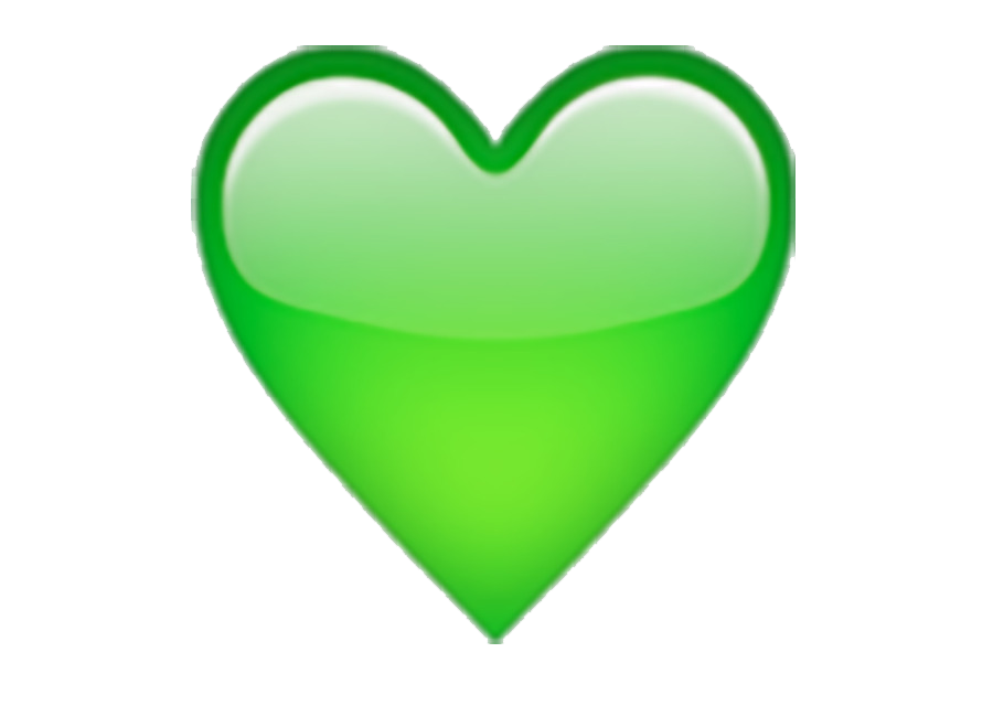 Emoji coeur vert