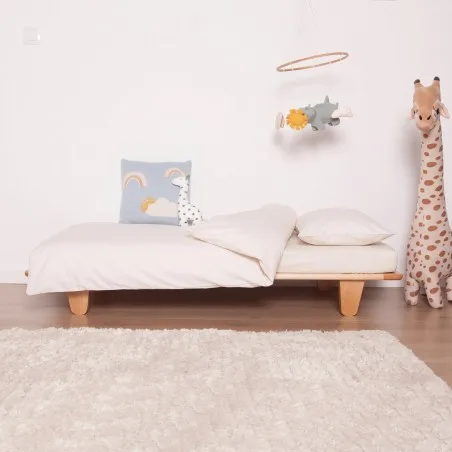Drap housse bébé - percale de coton bio