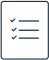 Pictogramme représentant un questionnaire