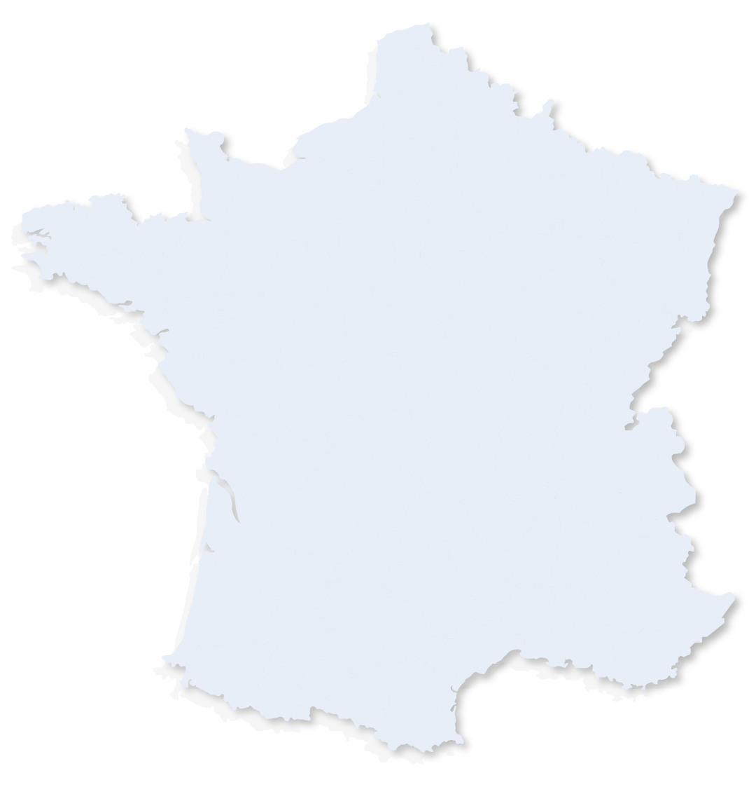 Carte de la France