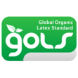 Logo de la certification Global Organic Latex Standard