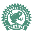 Logo de la certification Rainforest Alliance