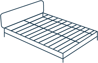 Pictogramme représentant un sommier