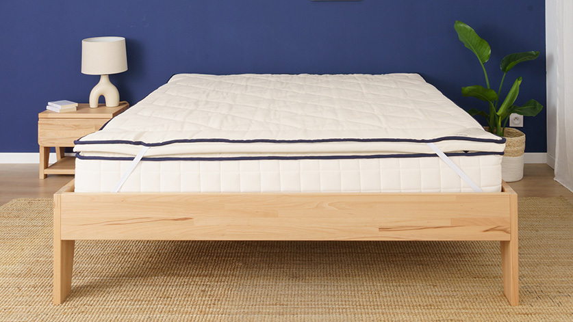 Sur-matelas ferme en crin de cheval