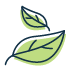 Pictogramme représentant deux feuilles