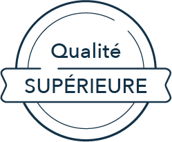 Pictogramme représentant une certification de qualitée supérieure