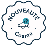 Pictogramme mettant en avant les nouveautés Cosme