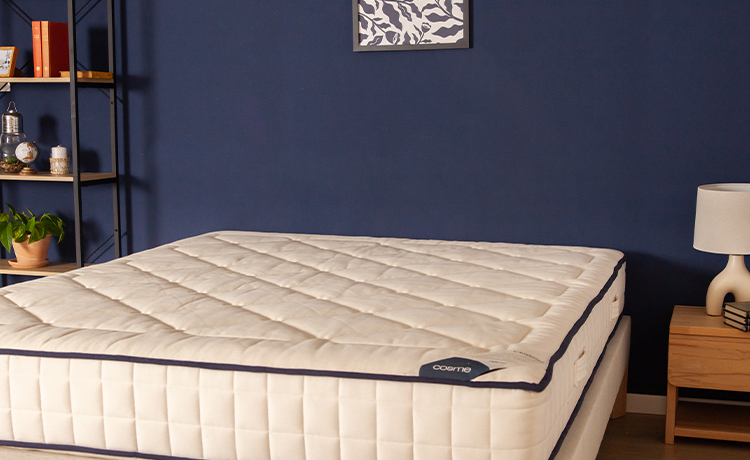 Détail des ressorts ensachés d'un matelas Cosme Literie