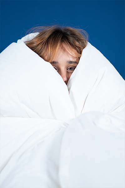 Illustration comparative entre le grammage d'une couette et son indice de chaleur.