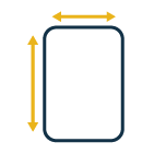 Pictogramme représentant le format A3