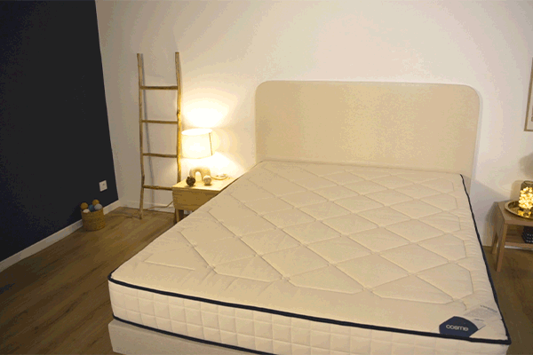 Matelas hybride en latex naturel et ressorts