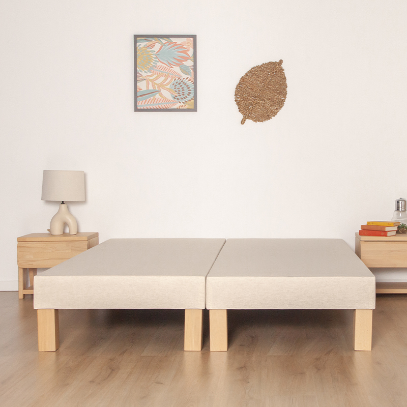 image représentant un sommier tapissier beige