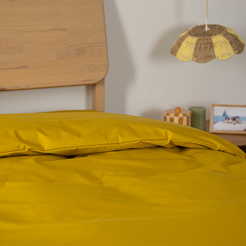 Housse de couette haut de gamme en percale de coton