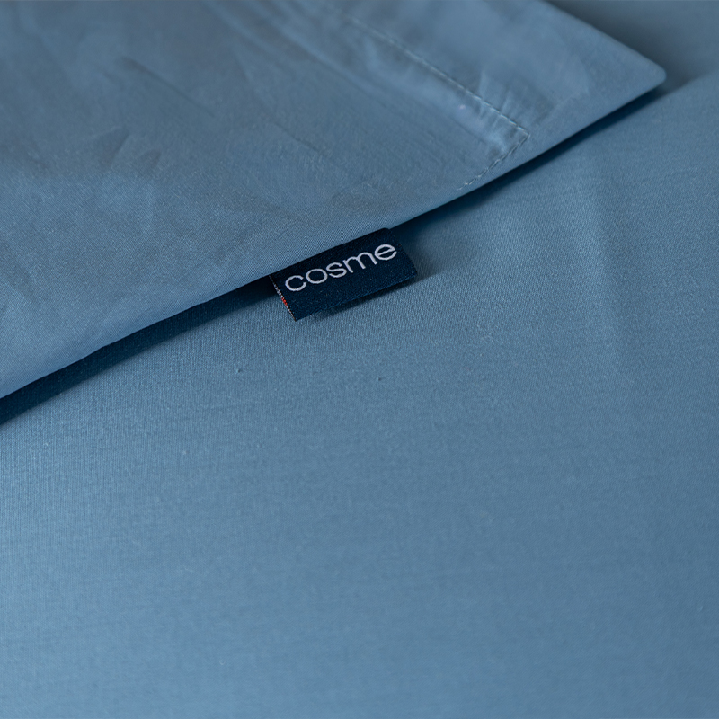 Drap housse enfant coloris Bleuet