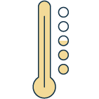 Pictogramme représentant un thermomètre